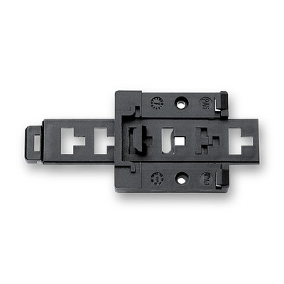 Güde Gude Hutschienen-Montageclip – Hartkunststoff, Schwarz, 45×51×10 mm, für Gude 2111, 2191, 7213 (u. a.)