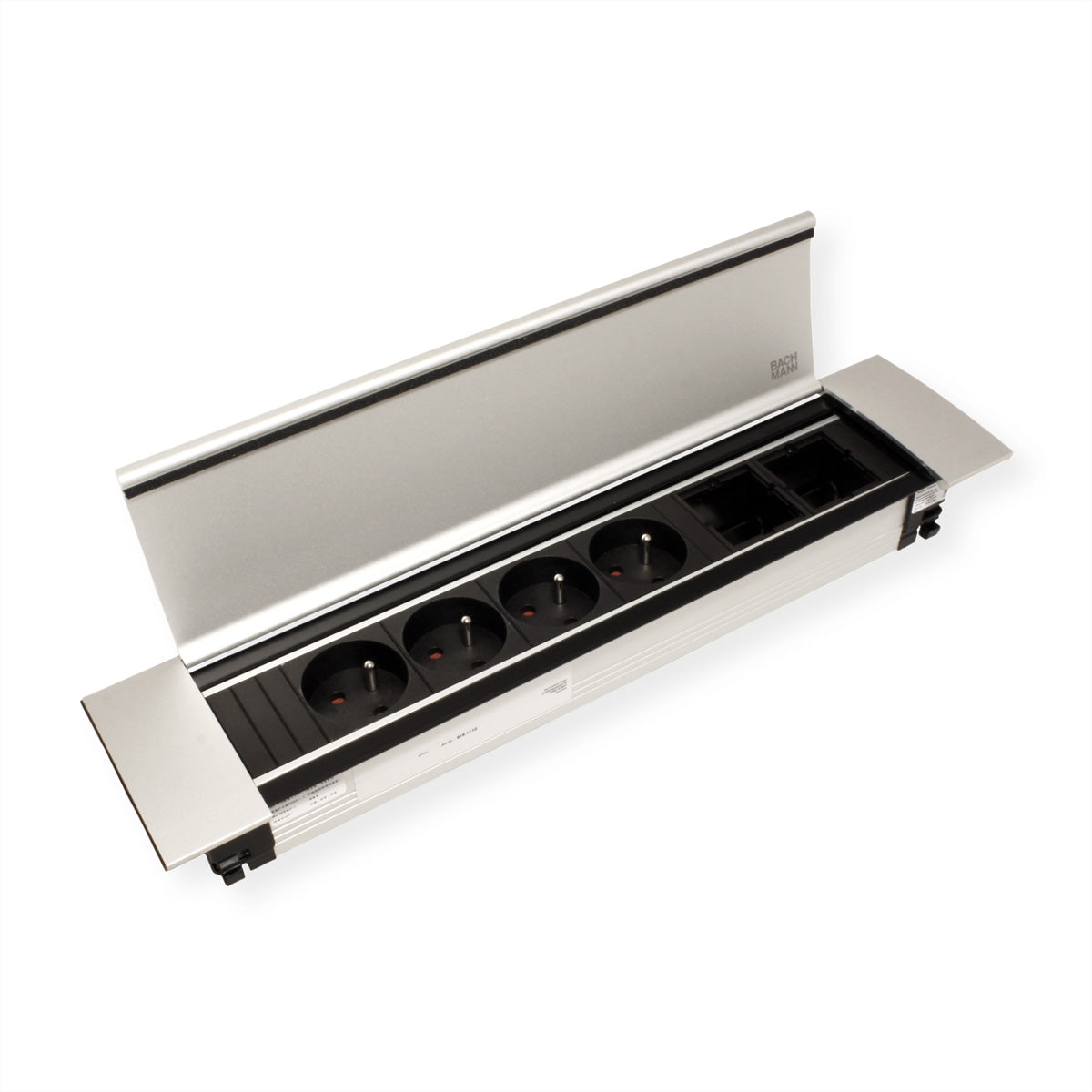 BACHMANN Gehäuse – 383×73×42 mm, Aluminium, silberfarben
