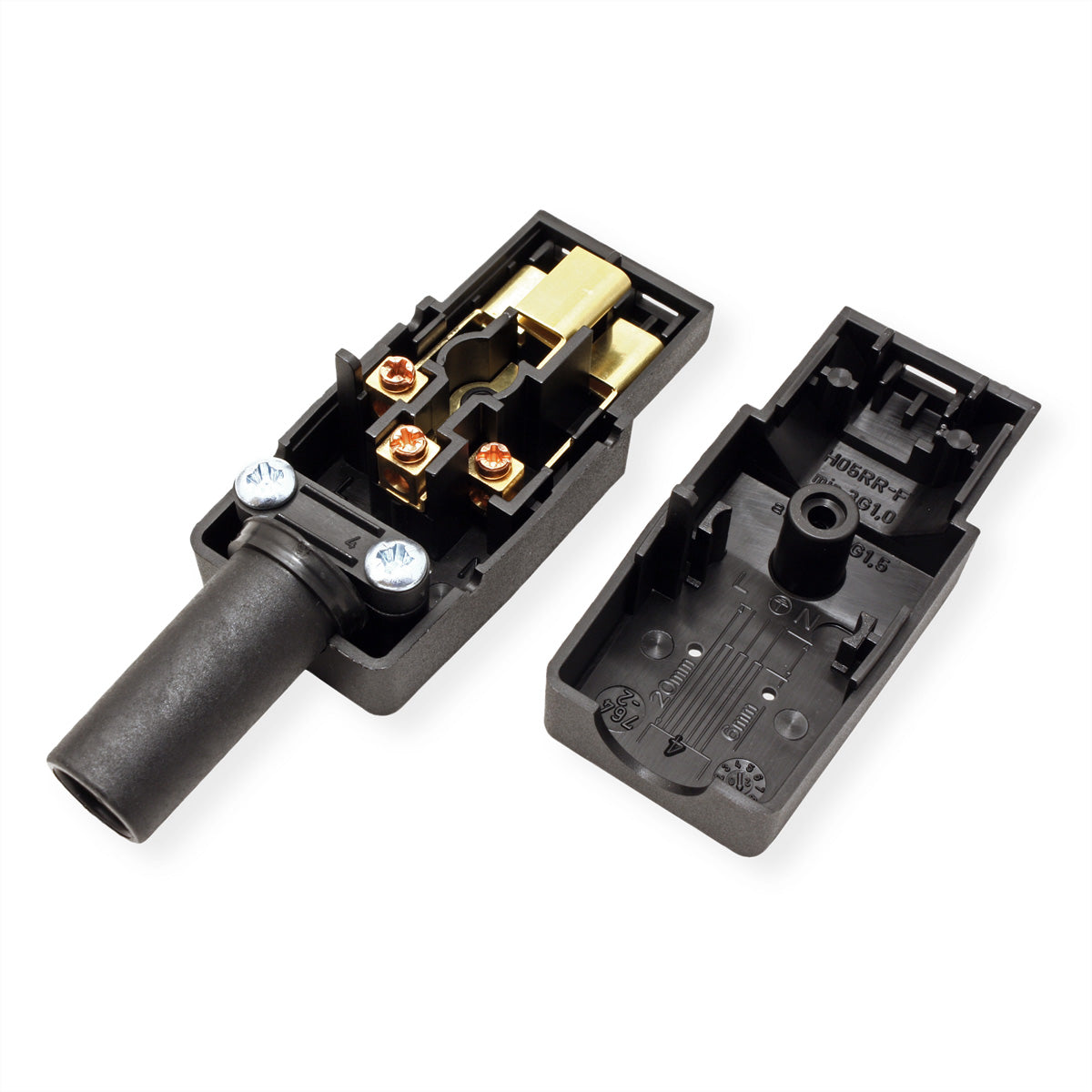 Bachmann Aufputz-Box, 300×100×250 mm, Kunststoff – Schwarz