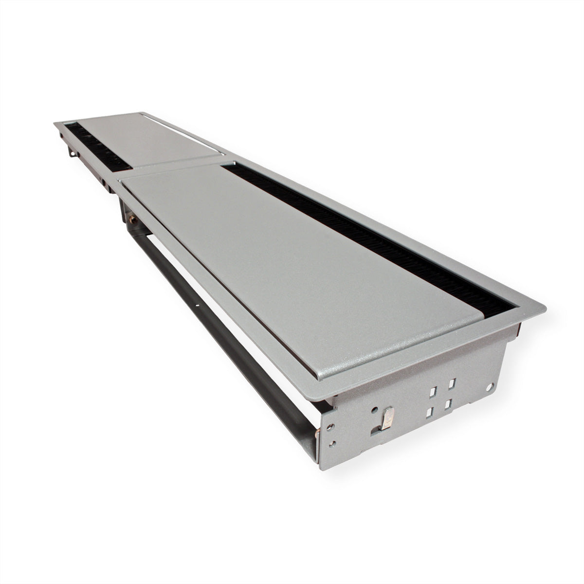 Bachmann CONI DUO – Einbaurahmen, 2× Gross, Grau