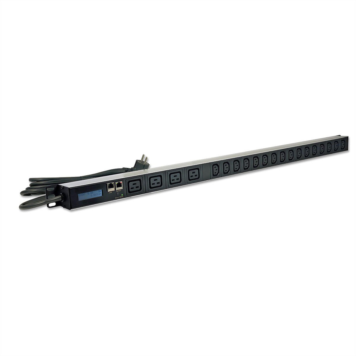Güde Gude 8311-15 – Rack-PDU gemessen, 1-phasig, 4× IEC C19 + 16× IEC C13, 16 A, 1U horizontal