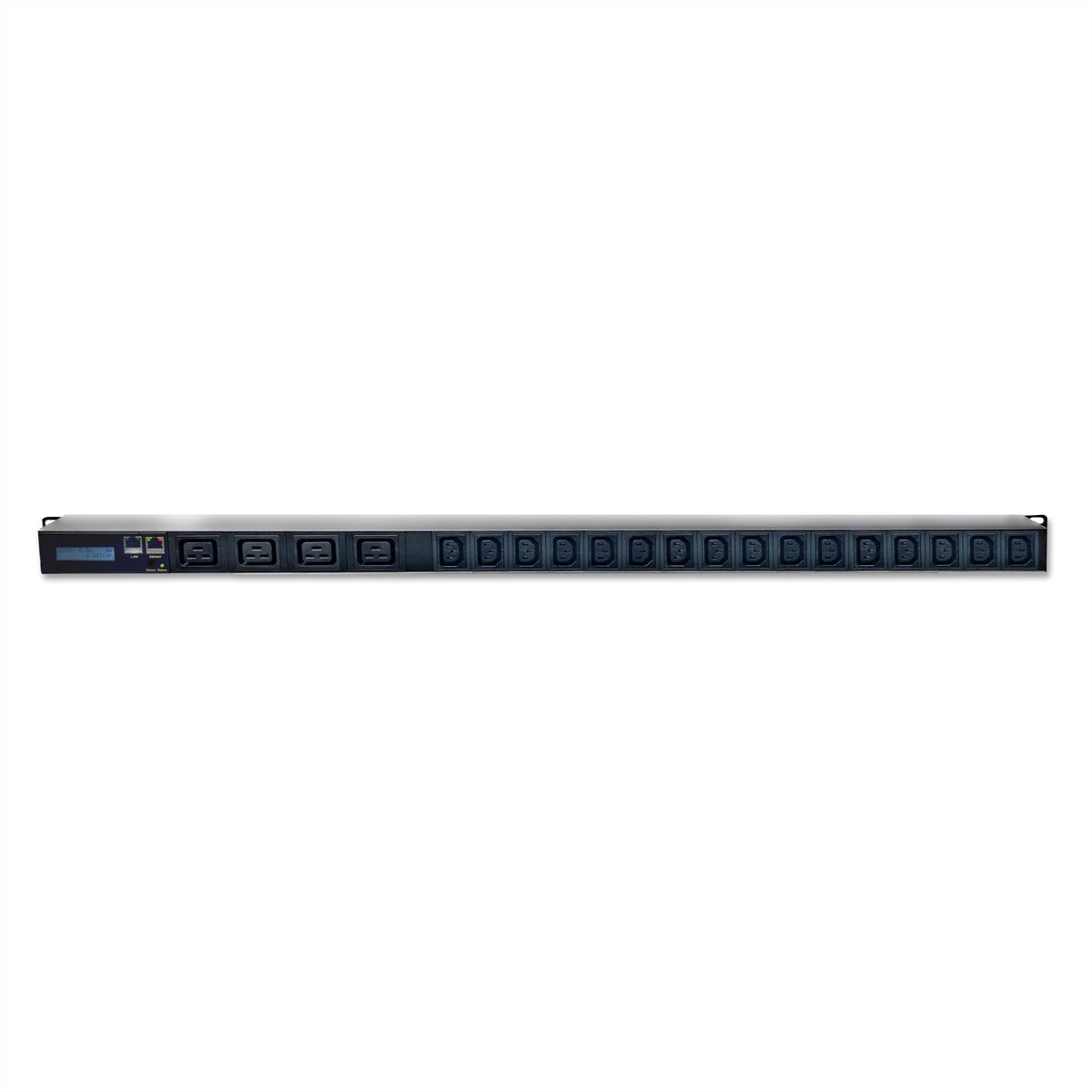 Güde Gude 8311-16 PDU, gemessen – Differenzstrom-Überwachung Typ A – 1U – C19×4, C13×16 – EU-Stecker (Typ F)