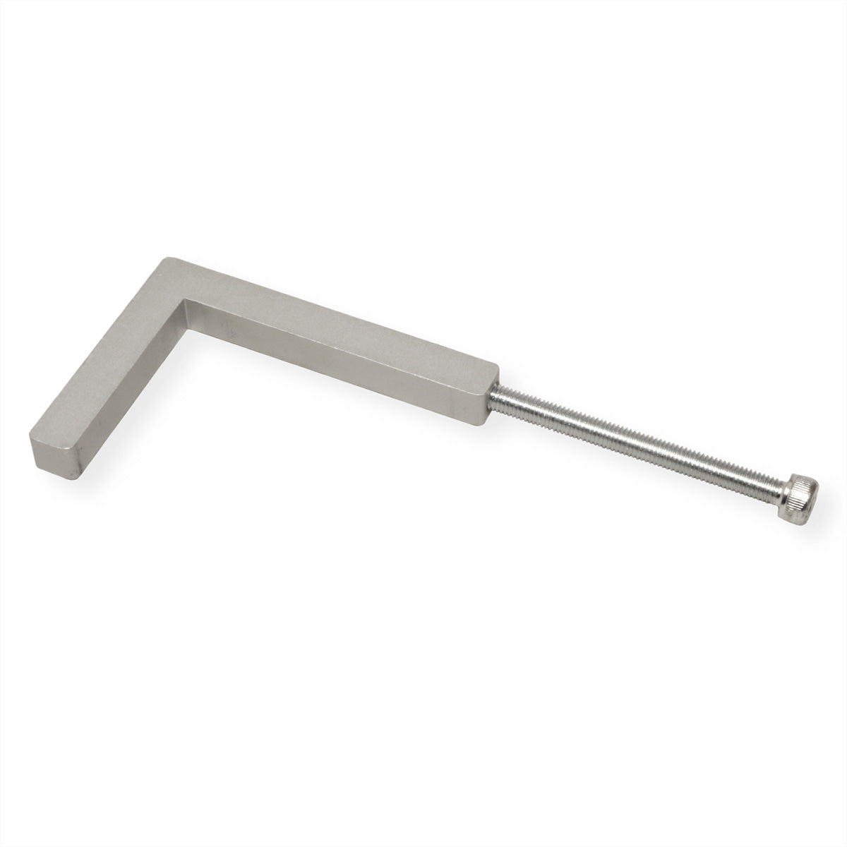 Bachmann Haltewinkel DESK – 2er-Set, Aluminium, für DESK 1, Tischplattenstärke bis 50 mm, inkl. Schrauben