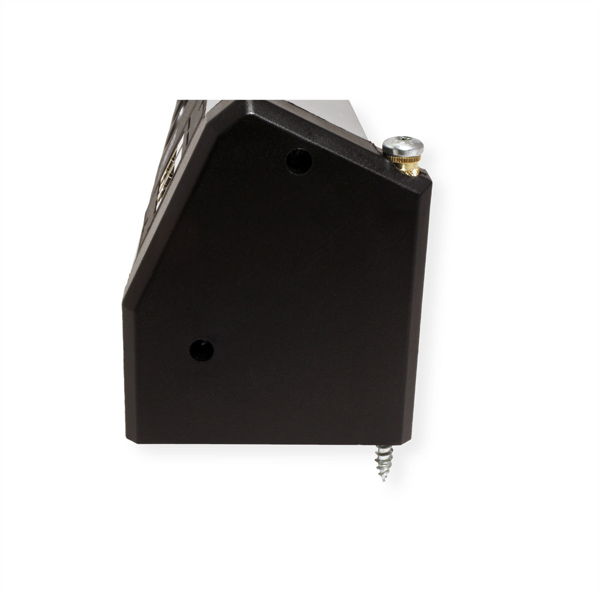 Bachmann Aufbau-Anschlussfelder DESK1 – 100 × 18 × 10 mm, Schwarz, für Bachmann DESK