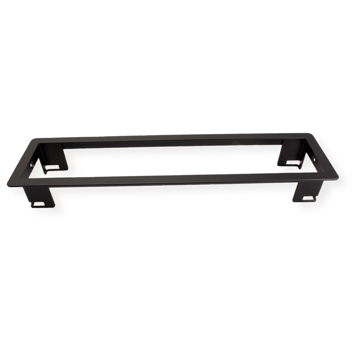 Bachmann POWER FRAME Einbaurahmen Medium Einbausteckdosenleiste, 4-fach, Einbau – schwarz