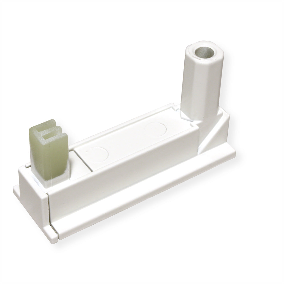 Bachmann DESK2 – Klebesockel-Set, weiss, für DESK2 Steckdosenleiste