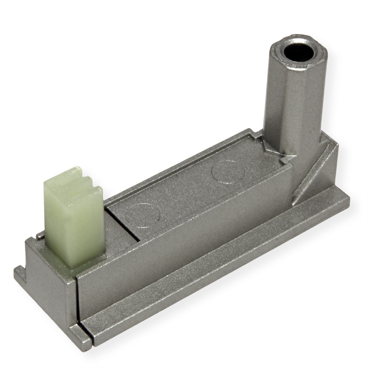 Bachmann Desk2 Klebesockel-Set – 2× Klebesockel, Inox, 20×60×20 mm