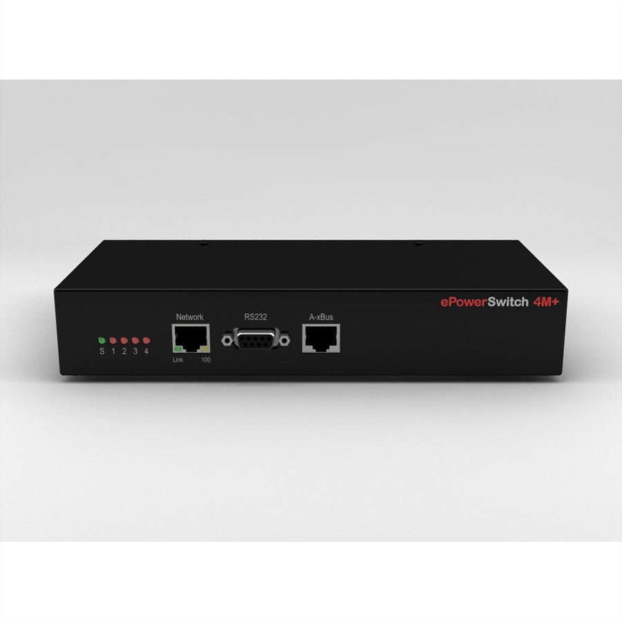 Neol Controller – 2.0 kW, 230 V, C14 IN, 4× C13 OUT, Desktop – Schwarz – ePowerSwitch 4M+