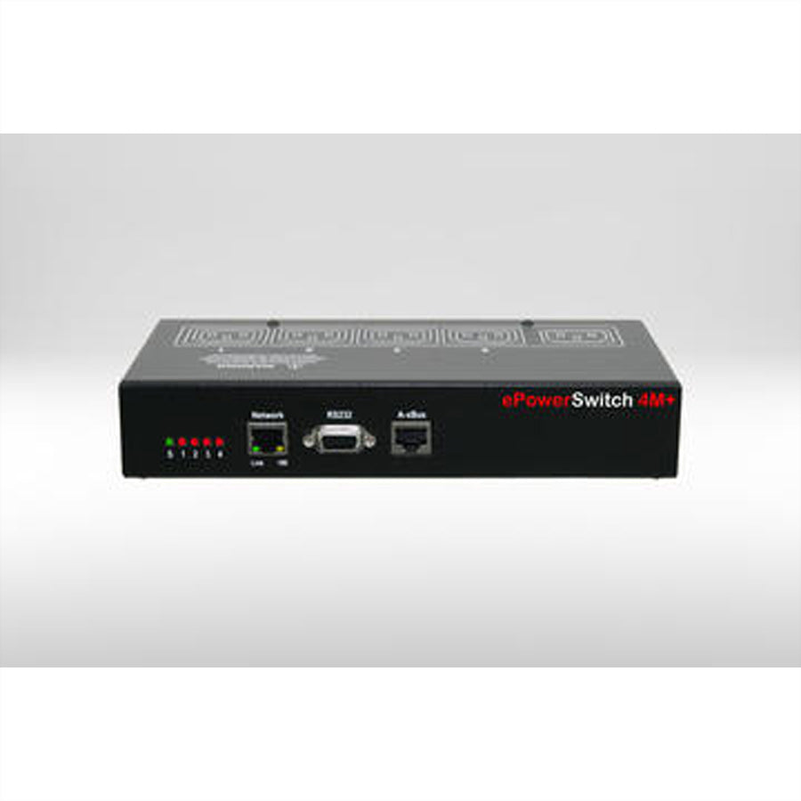 Neol Controller – 2.0 kW, 230 V, C14 IN, 4× C13 OUT, Desktop – Schwarz – ePowerSwitch 4M+