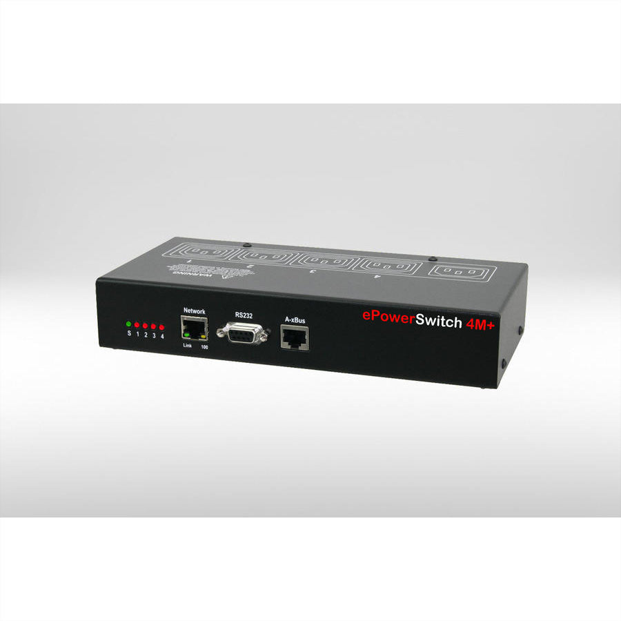Neol Controller – 2.0 kW, 230 V, C14 IN, 4× C13 OUT, Desktop – Schwarz – ePowerSwitch 4M+