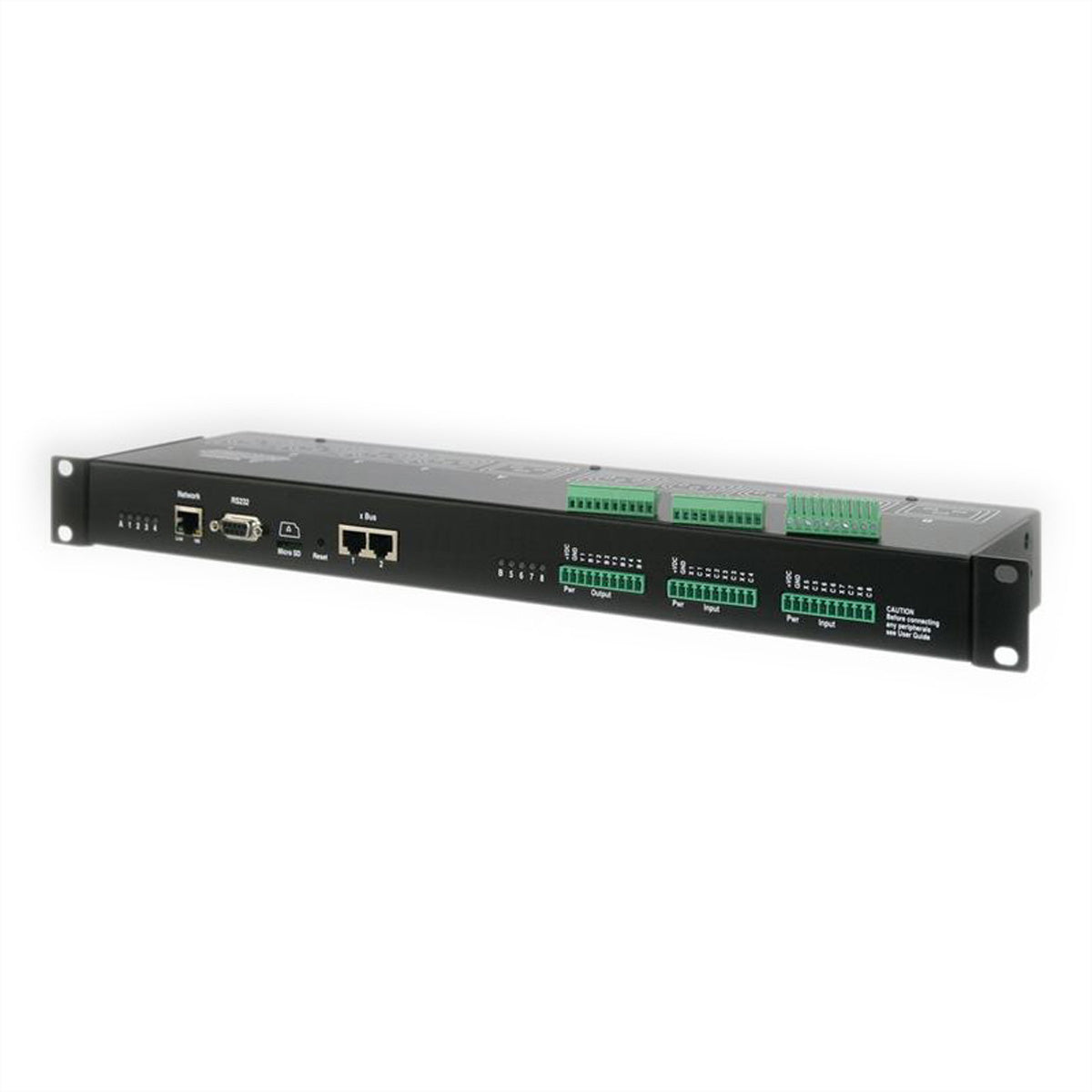 Neol IP Power Switch – 2,3 kW, 230 V, 2× C20 IN, 8× C13 OUT, 1U – Schwarz – ePowerSwitch 8XM+