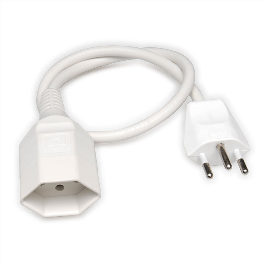 VALUE Verlängerungskabel – T12–T13, 0,5 m, weiss
