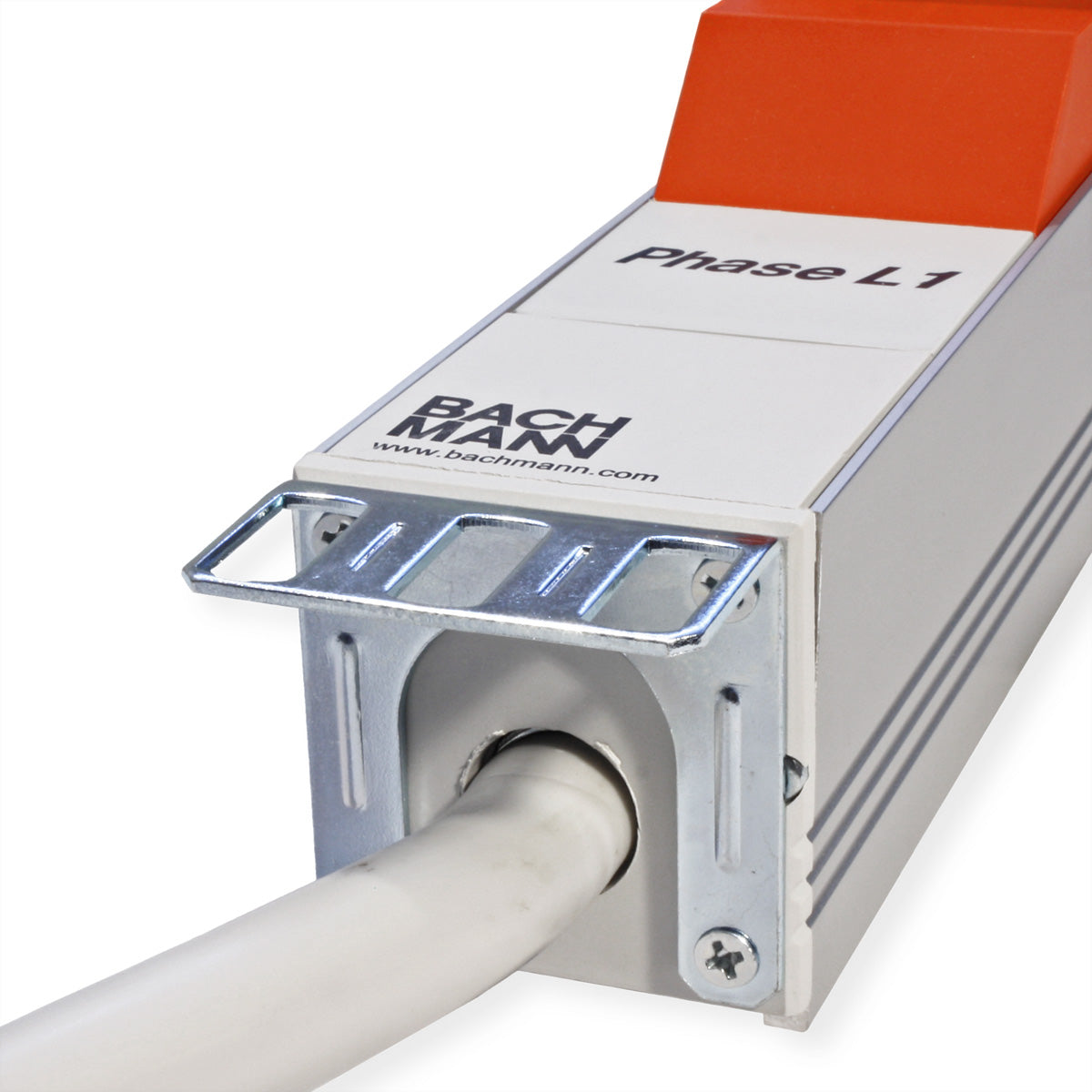 Bachmann Rack-PDU Basic 0U vertikal, 3-phasig 10,8 kW, 36×C13, Eingang CEE32A 3L+N+PE rot, 3 m – Aluminium
