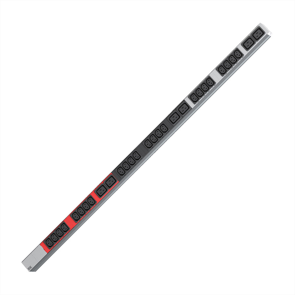 Bachmann Rack-PDU – Standard, 3-phasig, 1U-Rack, 16 A 400 V, 24×C13 + 4×C19, CEE 3×16A, 3 m