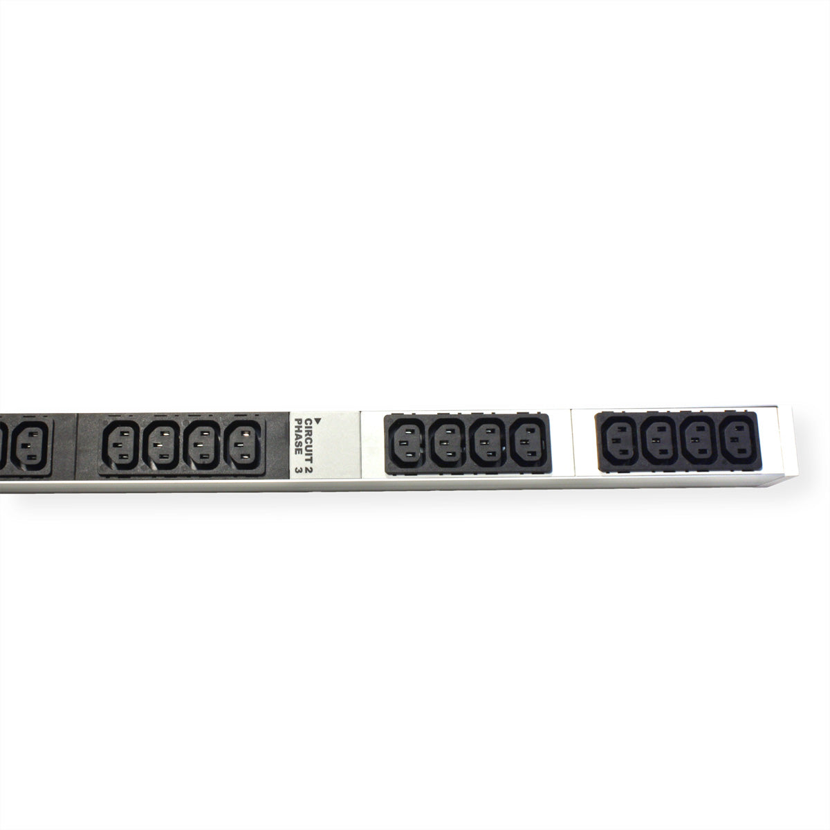 Bachmann Rack-PDU Basic, 3-phasig, 48× IEC C13, 16 A, Stecker Aderendhülsen, 0U vertikal