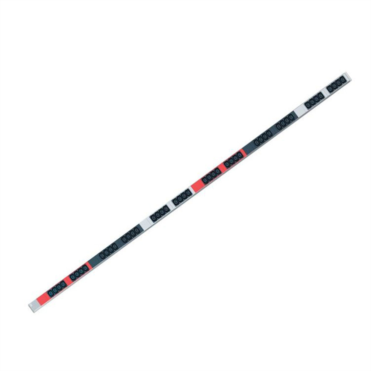 Bachmann Rack-PDU Basic, 3-phasig, 48× IEC C13, 16 A, Stecker Aderendhülsen, 0U vertikal