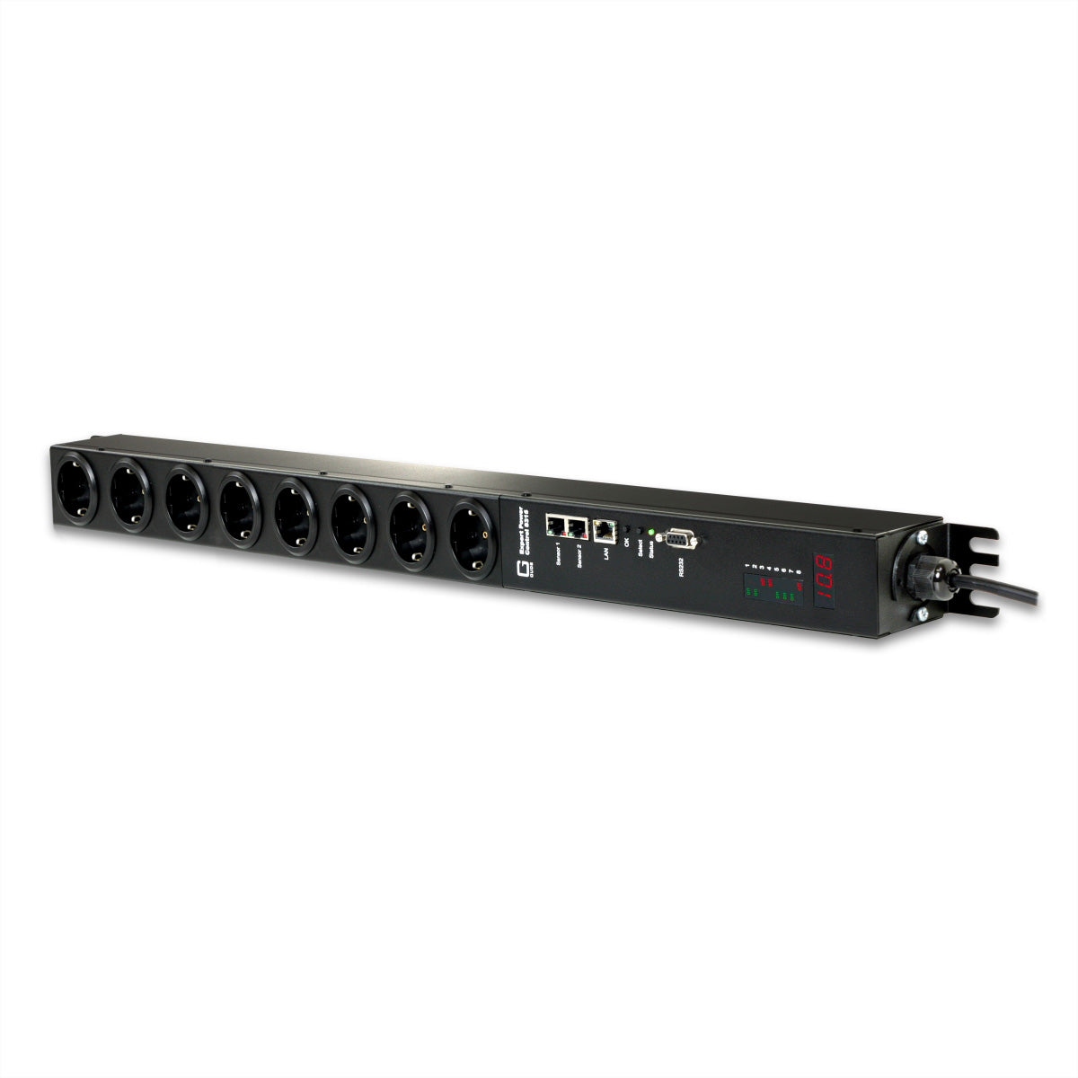 Gude Expert Power Control 8314 Rack-PDU – Geschaltet, Strommessung, 1-ph, 16 A 230 V, 8×Schuko