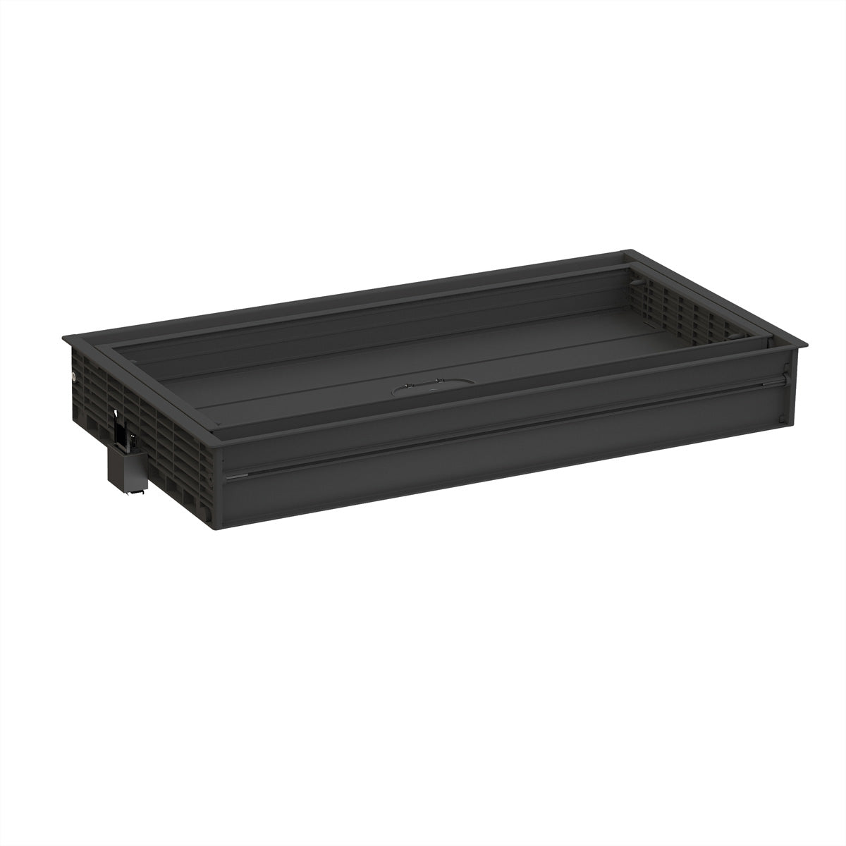 Bachmann VENID Einbausteckdosenleiste, Einbau, 371×180×57 mm – schwarz