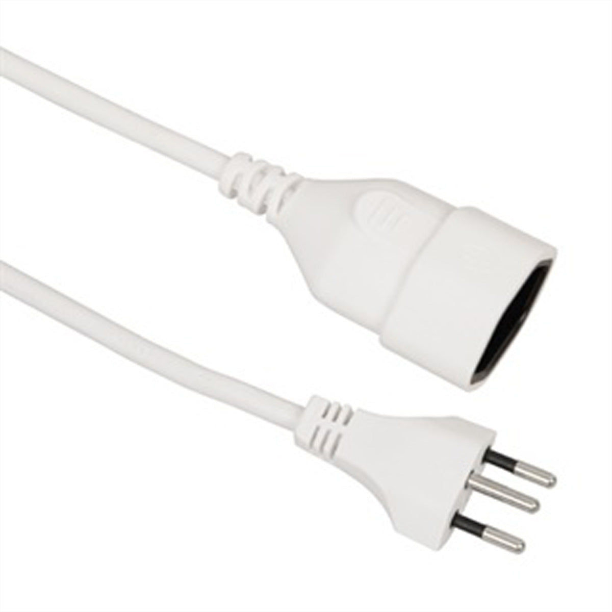 OEM Verlängerungskabel – T12–T13, 2 m, 3×1 mm², weiss