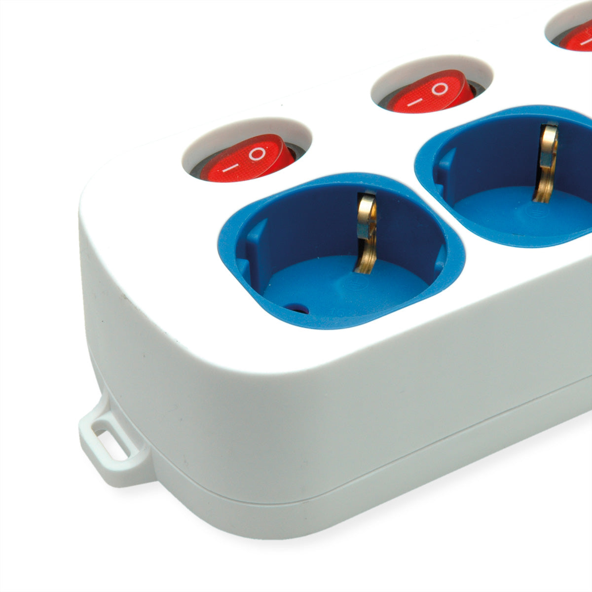 ROLINE Steckdosenleiste – 3× Schuko (Typ E/F), USB‑A/C, 3 m, mit Schalter, Weiss
