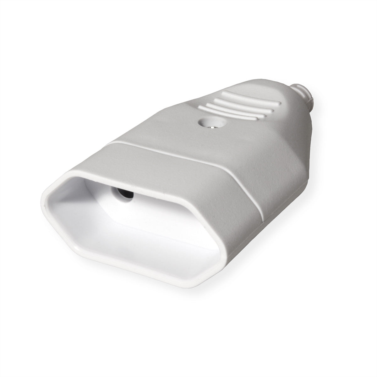Bachmann Euroflachkupplung Montagestecker, 2,5 A 250 V, Schraubanschluss – weiss