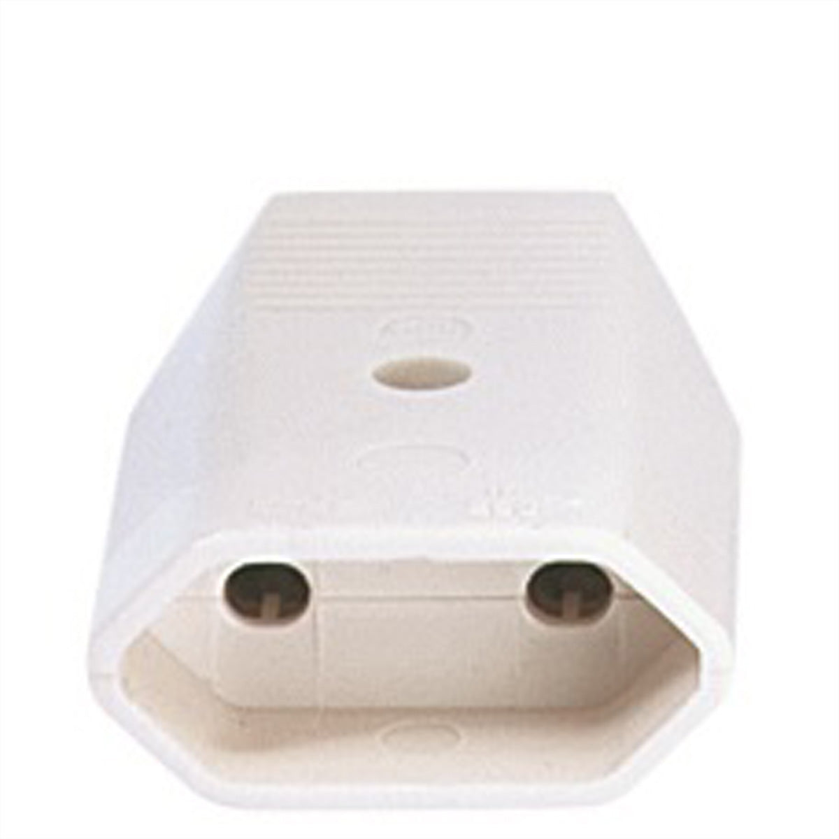 Bachmann Euroflachkupplung Montagestecker, 2,5 A 250 V, Schraubanschluss – weiss