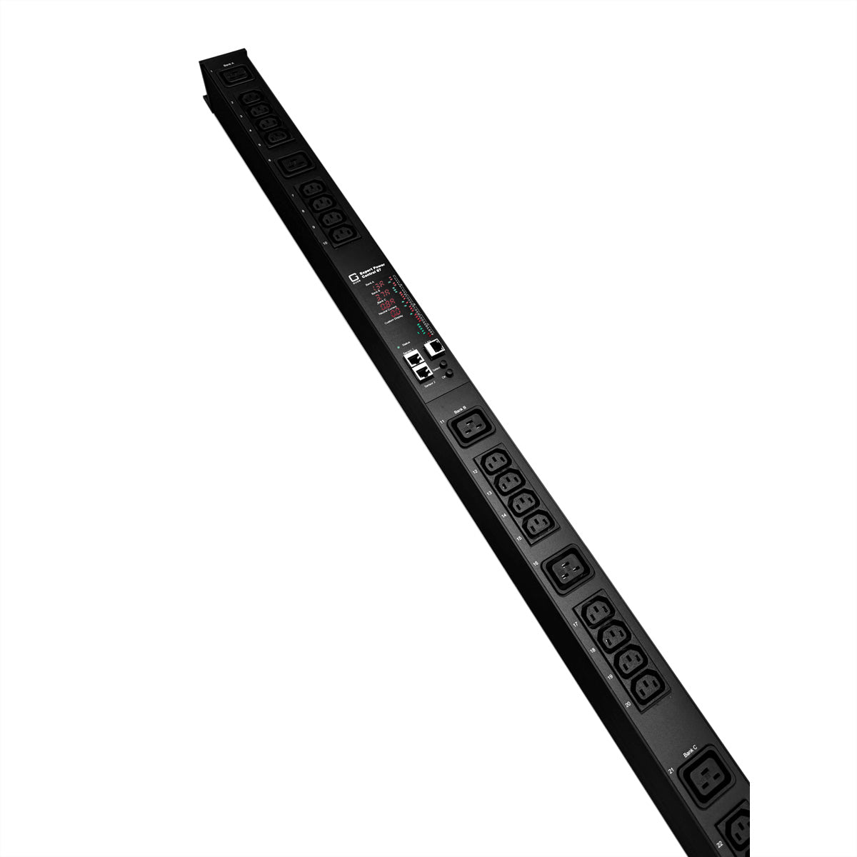 Güde Gude EPC 87-1310-18 – Rack-PDU gemessen/geschaltet, 24× IEC C13 + 6× IEC C19, 16 A, 0U vertikal, 3,6 kW