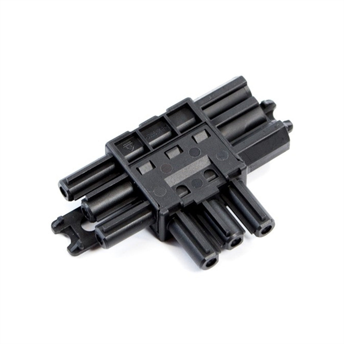Bachmann Adapterkabel, 1×GST18i3 zu 2×GST18, 230 V 16 A, 80×48×16 mm – schwarz