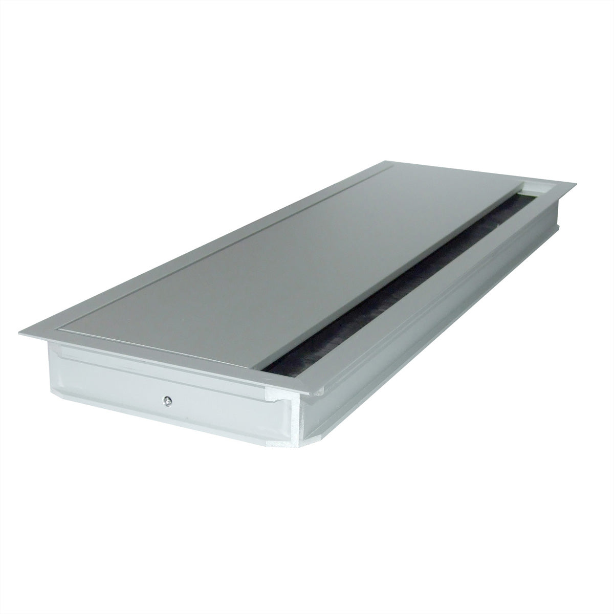 Bachmann LOOP SQUARE Kabeldurchführung – 120 × 25 × 360 mm – Aluminium – Silber