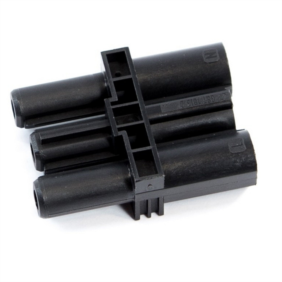 Bachmann Verlängerungskabel, GST18–GST18 (3-polig), abziehbar, flach – schwarz