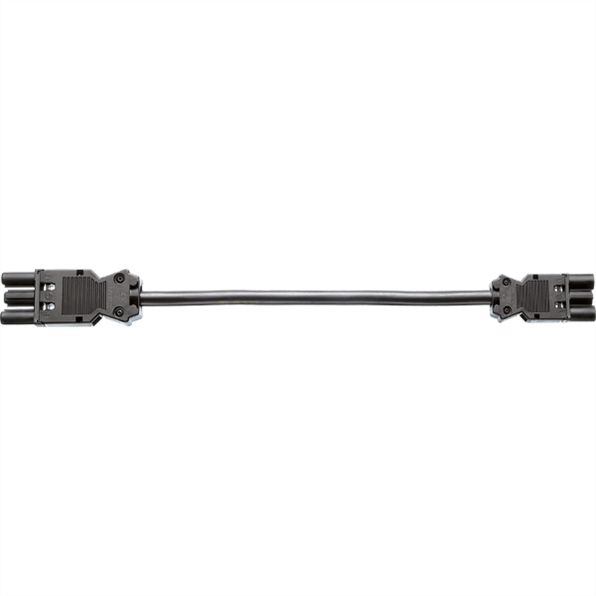 Bachmann Spezial Stromkabel – GST15–GST18 (Stecker–Buchse), 1,5 m, 250 V/16 A, schwarz, für GST15/GST18