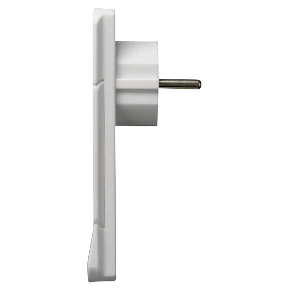 Bachmann Montagestecker, ultraflache Bauform, Schraubanschluss, zur Selbstmontage, 140×100×40 mm – weiss