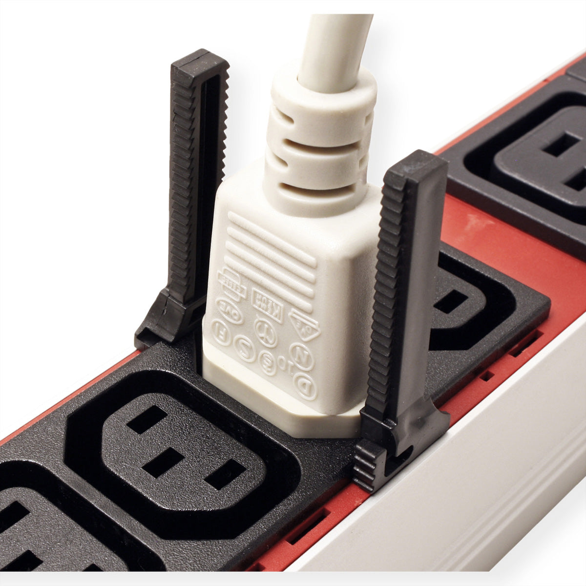 Bachmann Verriegelungsset, 6er-Set, 180×150×40 mm – für C13/C19 – schwarz