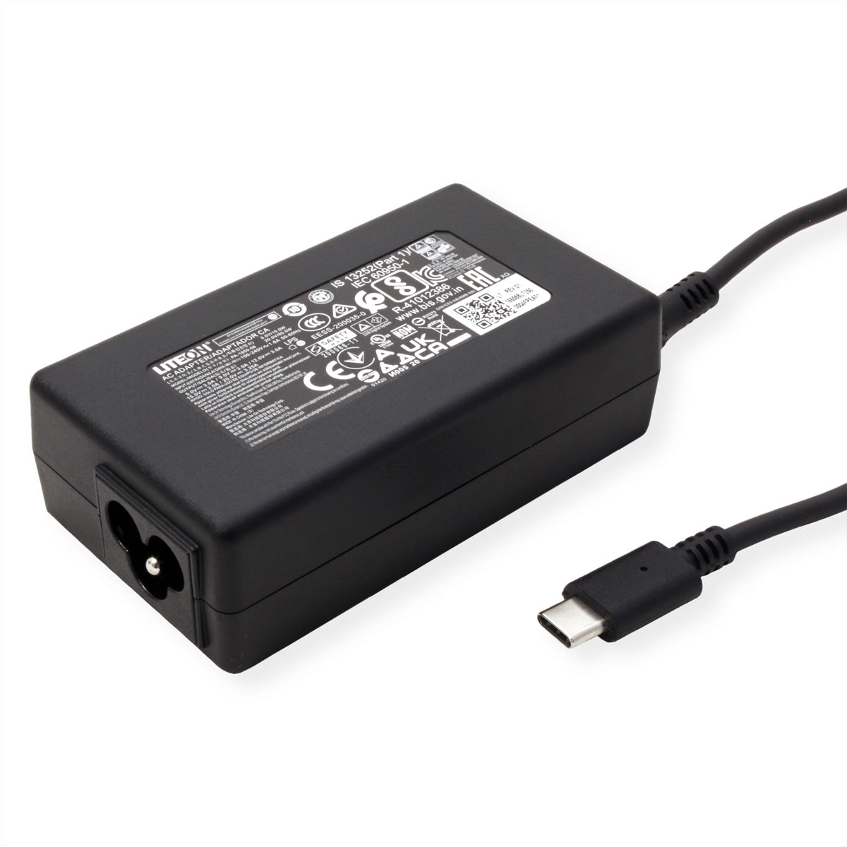 Bachmann Ladeadapter USB-Ladegerät 65 W – USB-C×1 – PD – Eingang C5/C6, Kabel 1,5 m