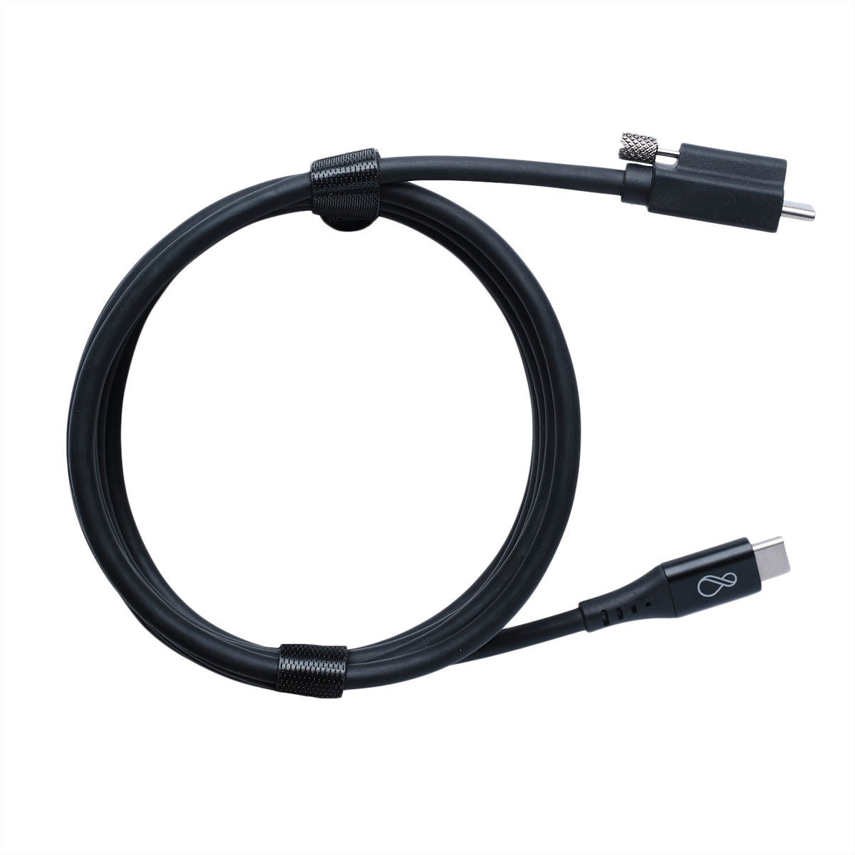 Bachmann USB-C auf USB-C Kabel – USB 3.2 Gen 2 (10 Gbit/s) – 2 m – PD 100 W – Verschraubt – Schwarz