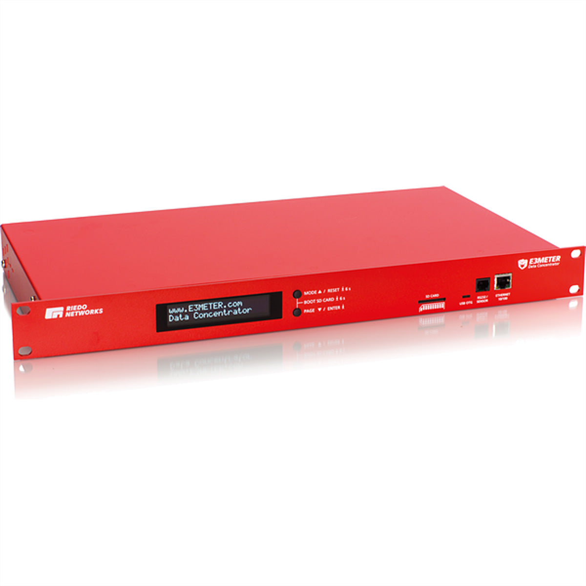 Bachmann IT-Steckdosenleiste BlueNet – 380×550×60 mm, 3,75 kg – Rot – Powerline Concentrator