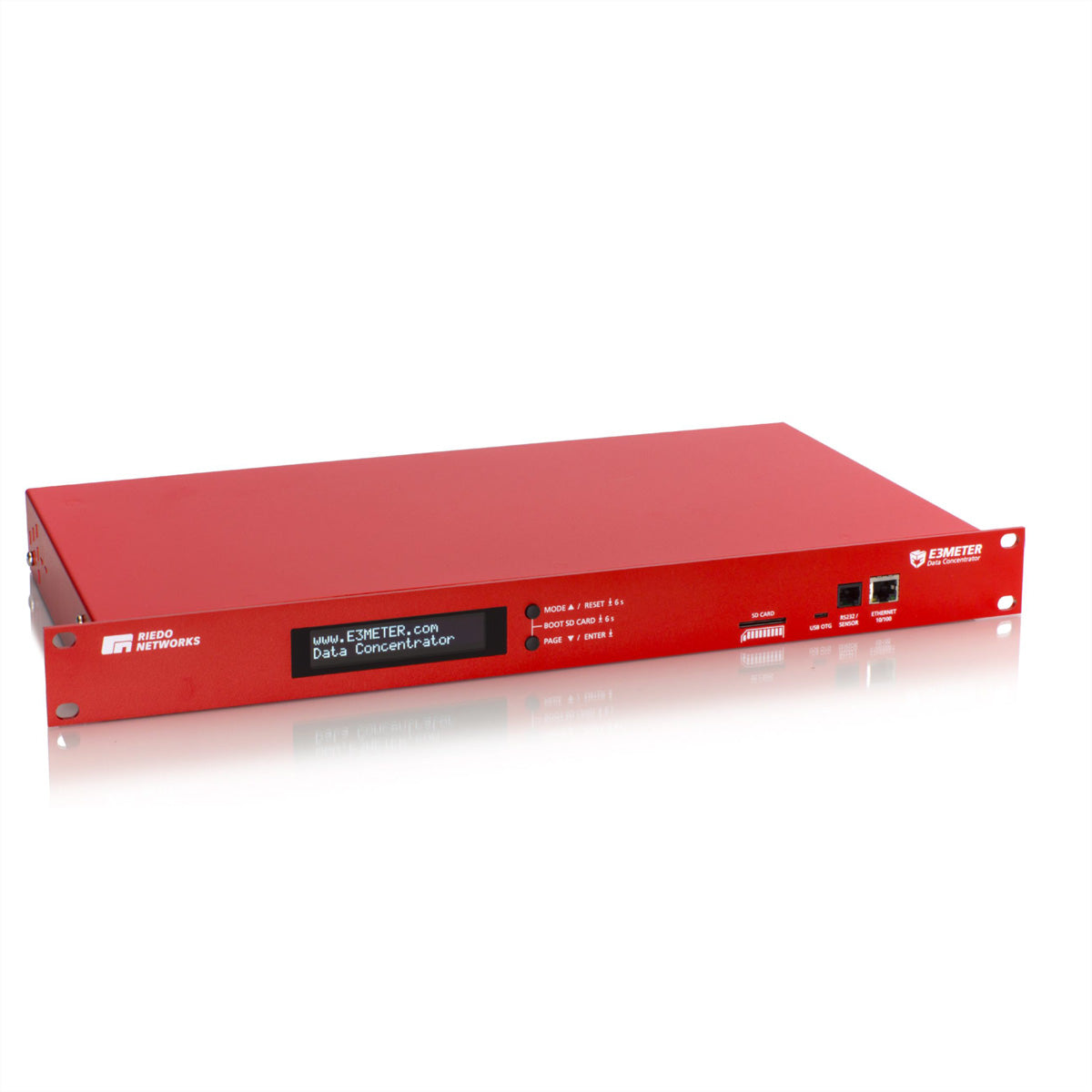 Bachmann IT-Steckdosenleiste BlueNet – 380×550×60 mm, 3,75 kg – Rot – Powerline Concentrator