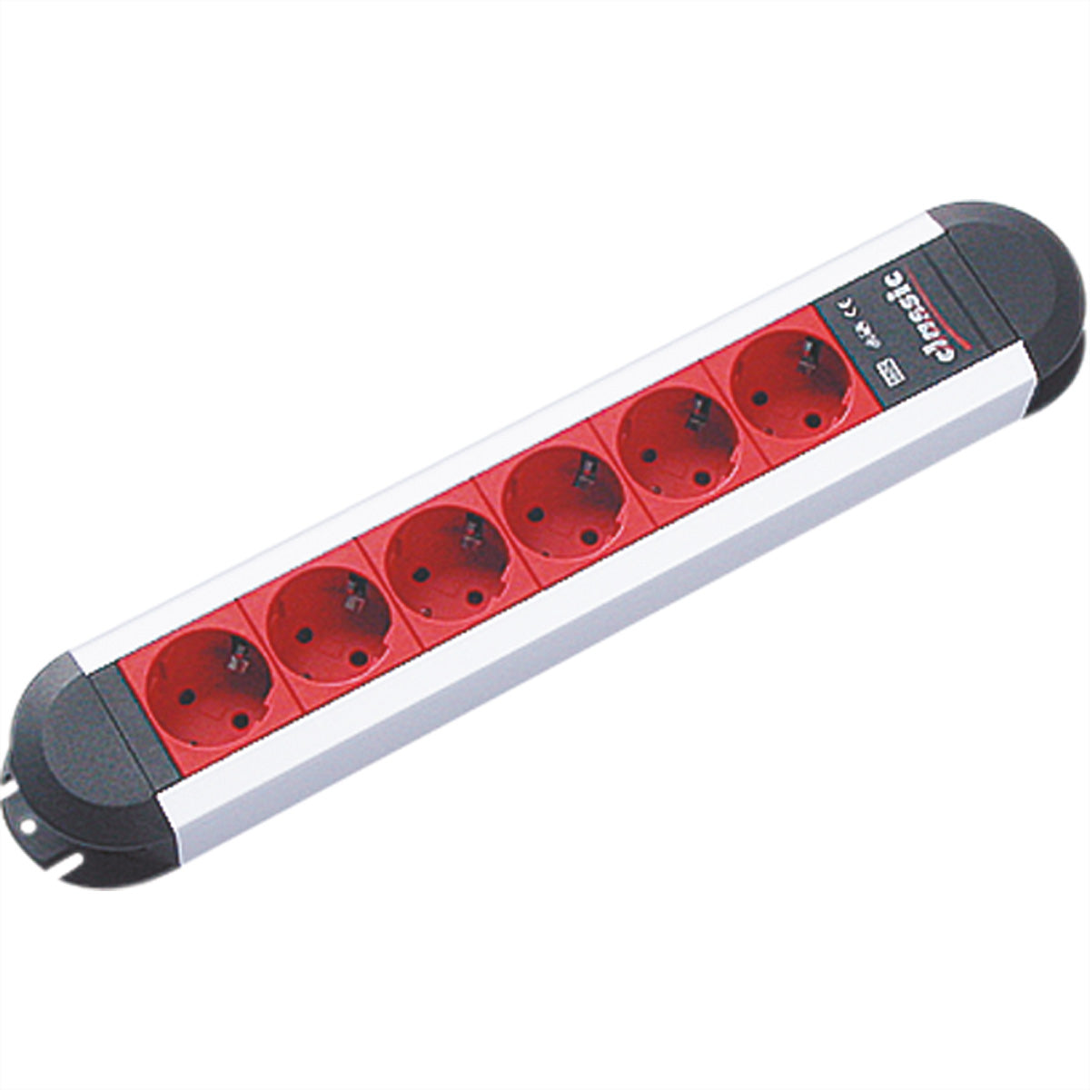 Bachmann Steckdosenleiste – 6×Schuko (Typ E/F), 2 m