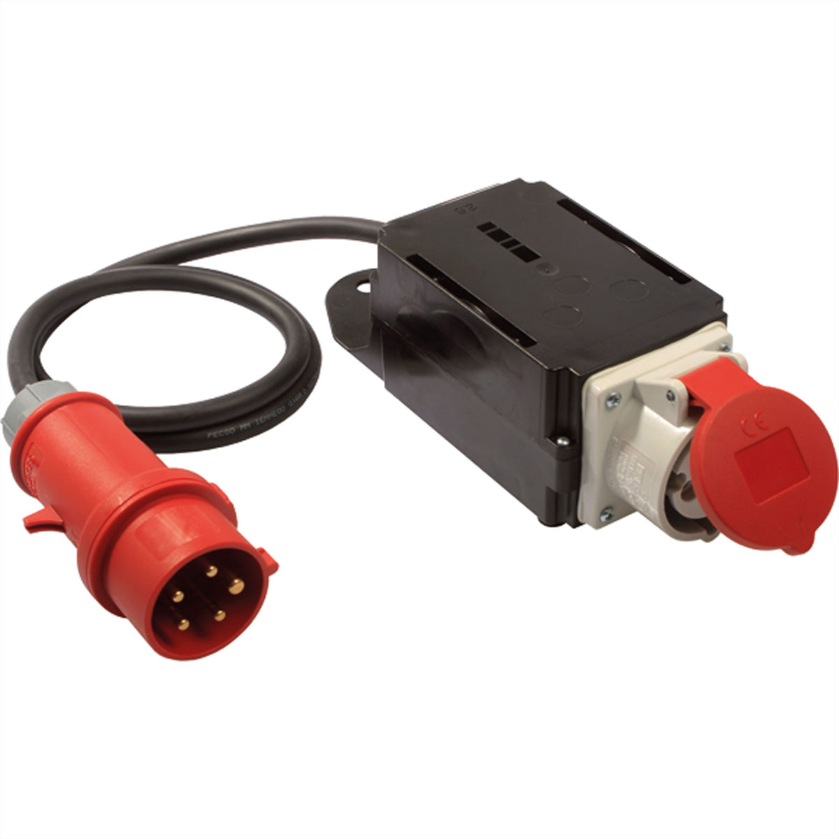 Bachmann Einschaltstrombegrenzer 3‑phasig – 16 A, 400 V, IP44 – Schwarz