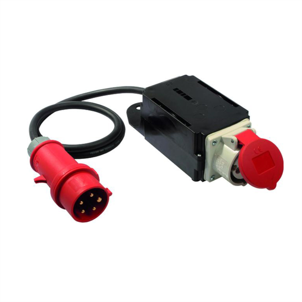 Bachmann Einschaltstrombegrenzer 3‑phasig – 16 A, 400 V, IP44 – Schwarz