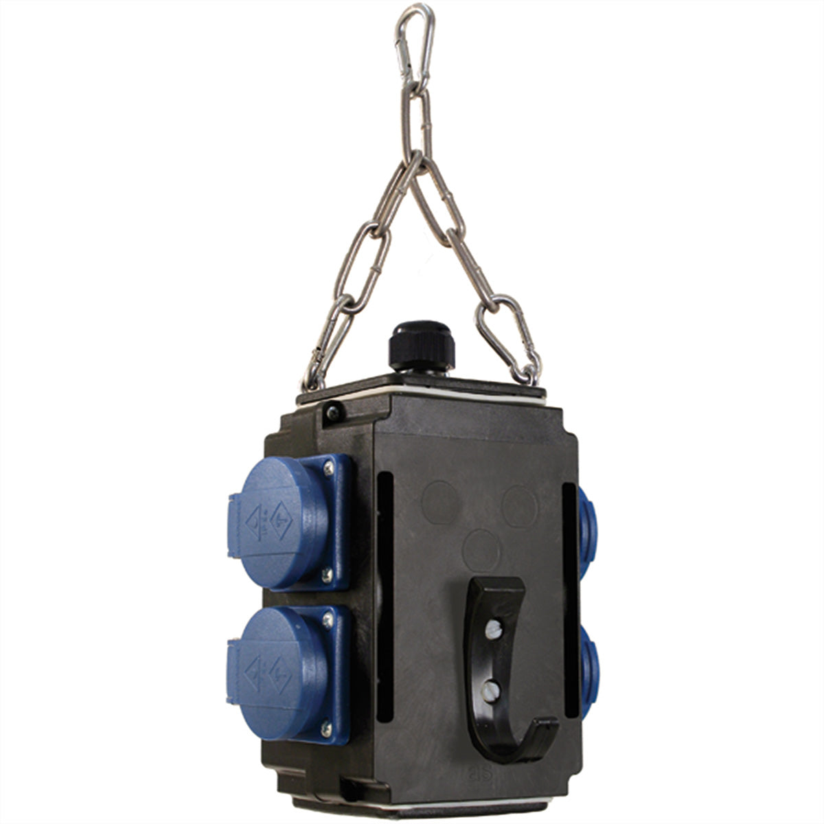 Bachmann ENERGIEWÜRFEL – Steckdosenleiste, 4× Schuko (Typ F), IP44