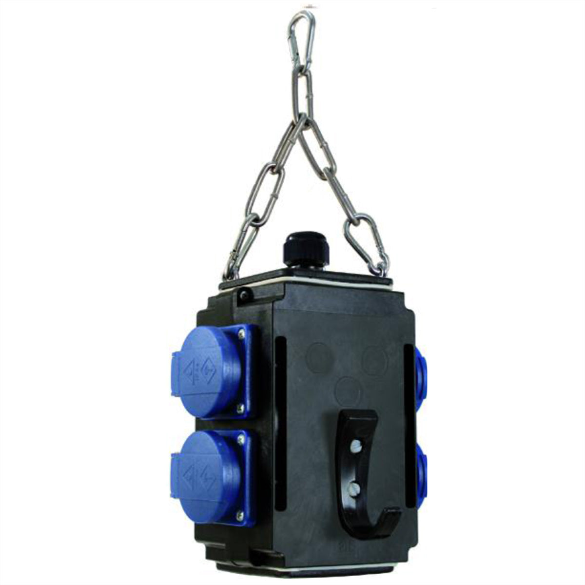 Bachmann ENERGIEWÜRFEL – Steckdosenleiste, 4× Schuko (Typ F), IP44