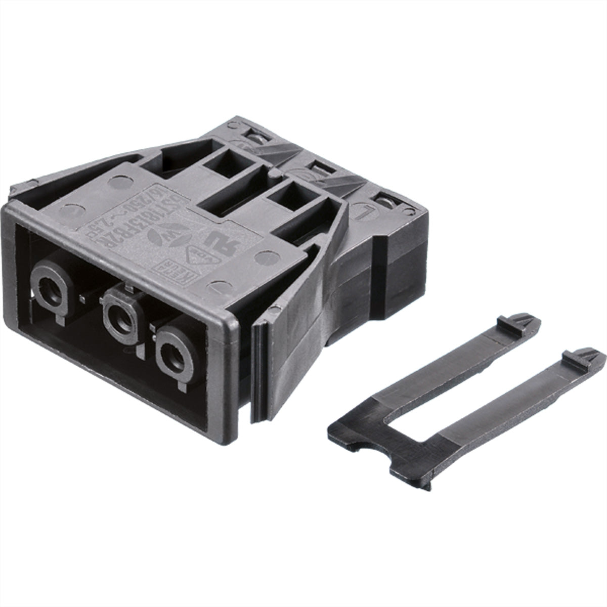 Bachmann GST18/3 Einbaukupplung – 1-fach, 40 × 40 × 20 mm, Schwarz