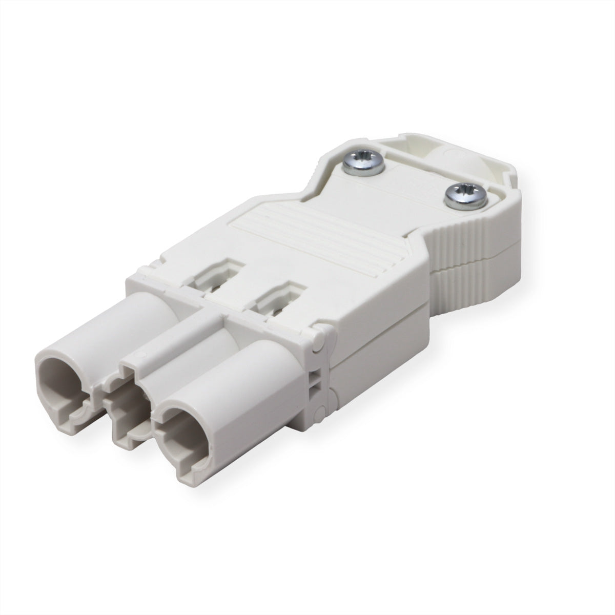 Bachmann GST18/3 Gerätestecker, 90×30×16 mm – weiss