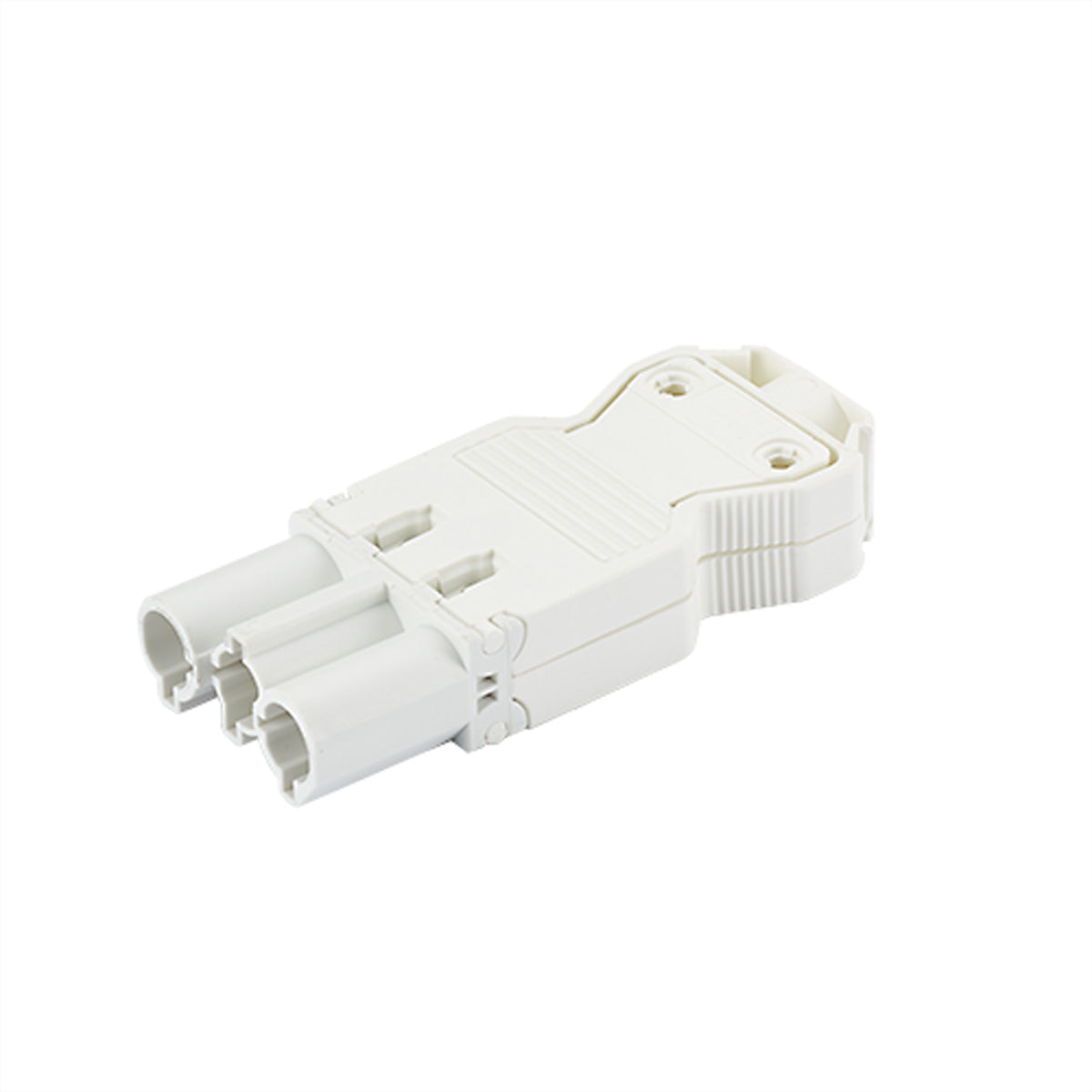 Bachmann GST18/3 Gerätestecker, 90×30×16 mm – weiss