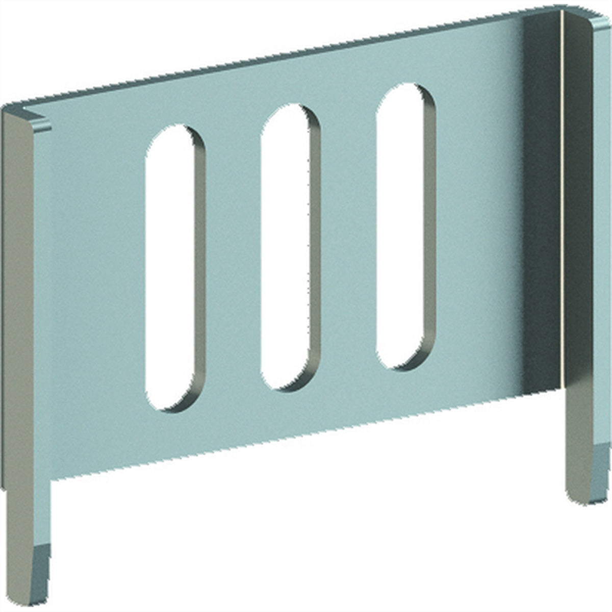 Bachmann BlueNet Steckdosenleiste Montageset, seitliche Montage, 100×70×30 mm – silberfarben