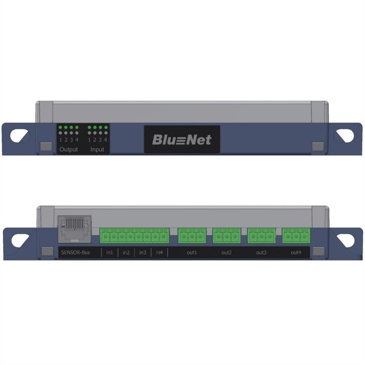 Bachmann DI/O-Modul (Ethernet) – 8 Kanäle (4 DI/4 Relais-Ausgänge), Hilfsspannung 70V