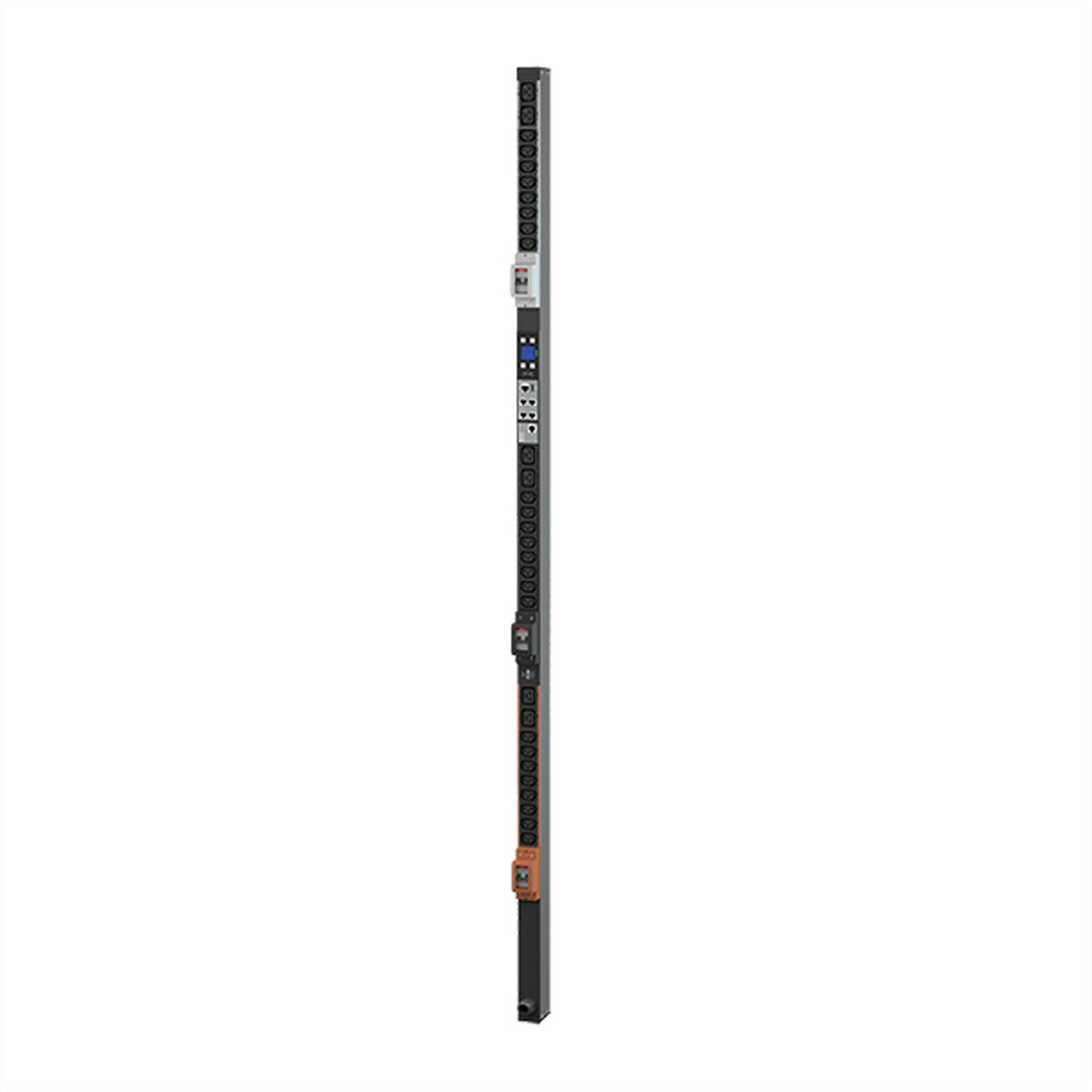 Bachmann Rack-PDU – Überwacht, Messung pro Phase, LAN, 3-phasig, Rack 0U, 32 A 400 V, 24×C13 + 6×C19, CEE 5-polig