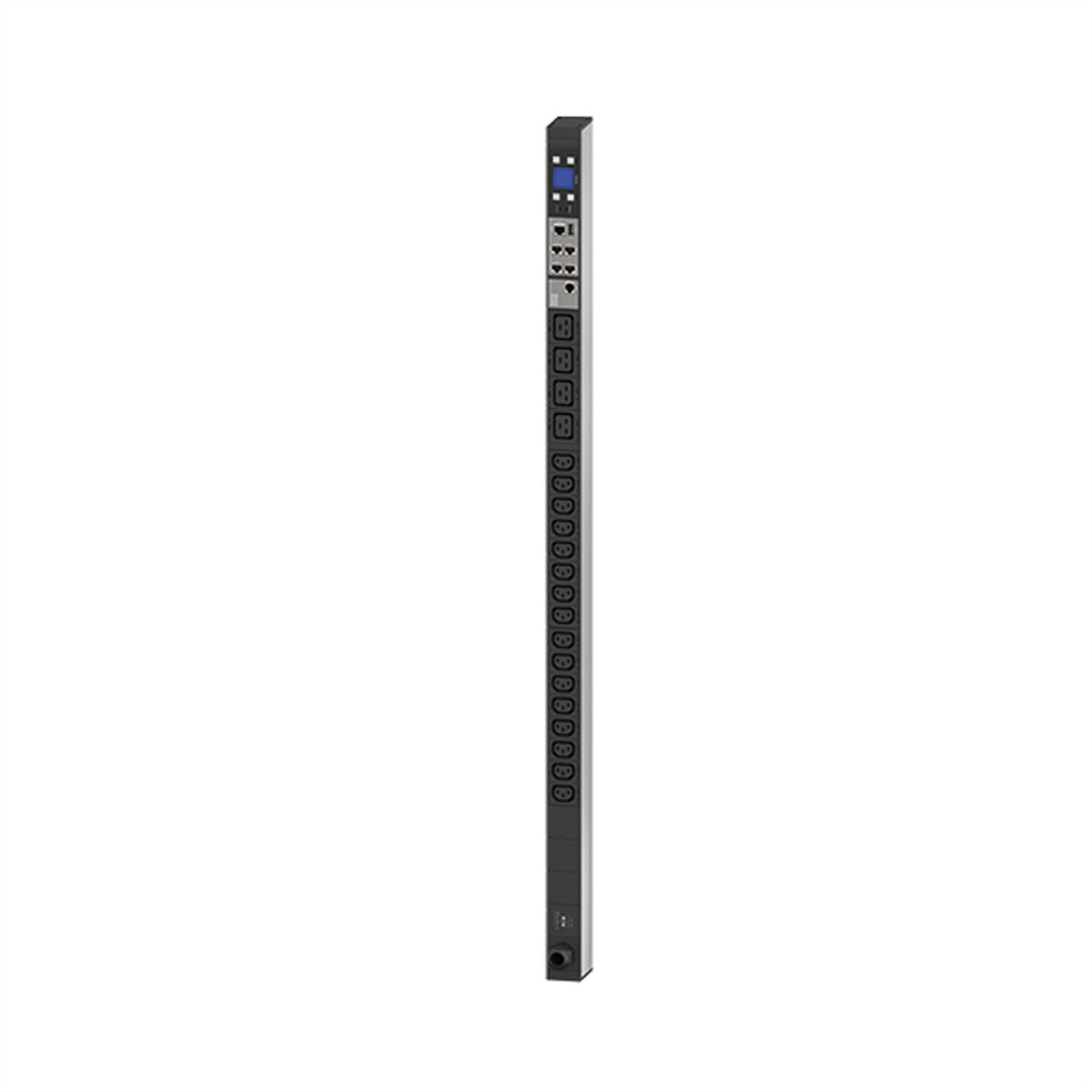 Bachmann BN3000 Slave RCM – IT-Steckdosenleiste, 16× IEC C13 + 4× IEC C19, 3,0 m, Stecker CEE 16A, Messung
