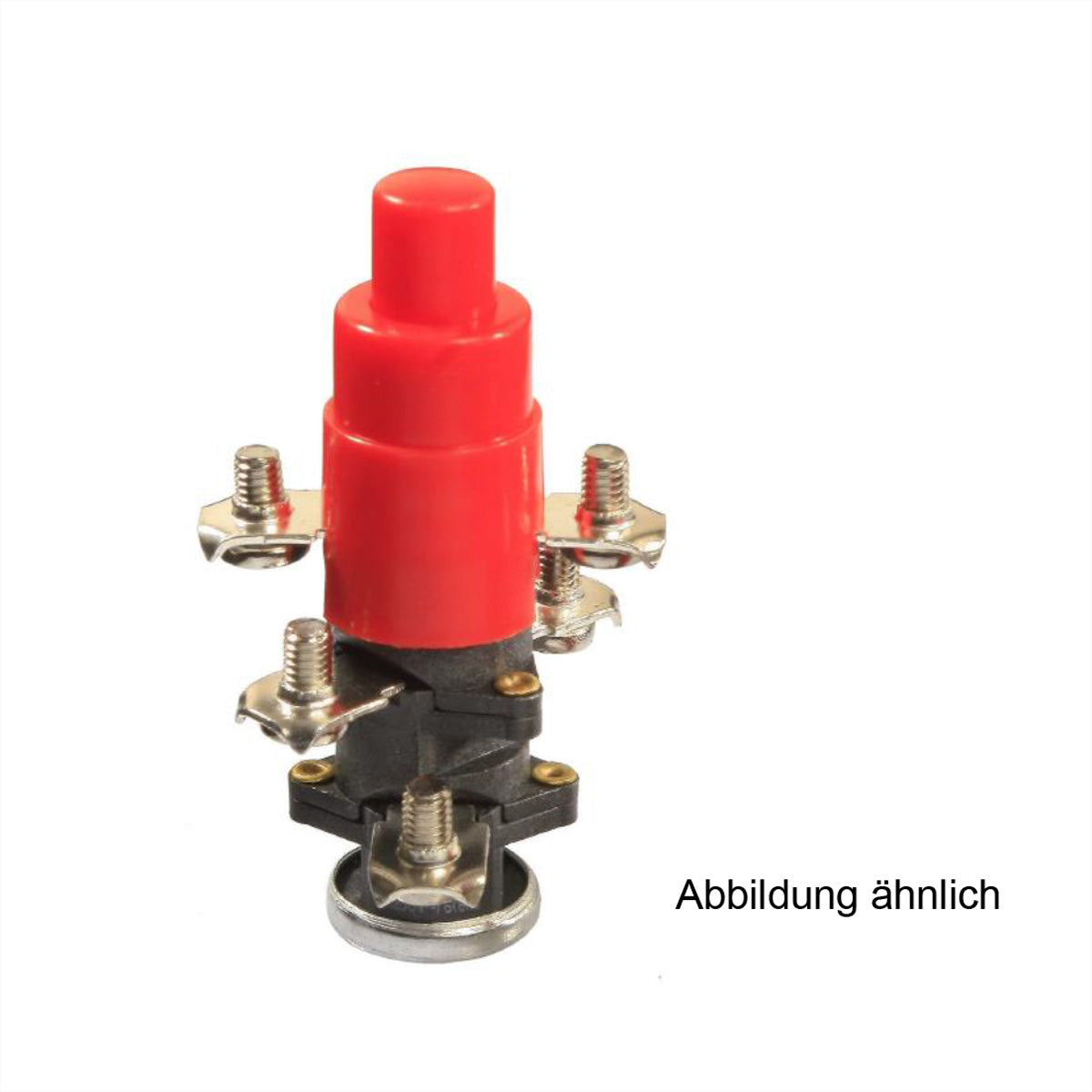 Bachmann Thermoschutzschalter – 3-polig, 250 V, für Kabeltrommeln (z. B. Profi-Kabeltrommeln), rot